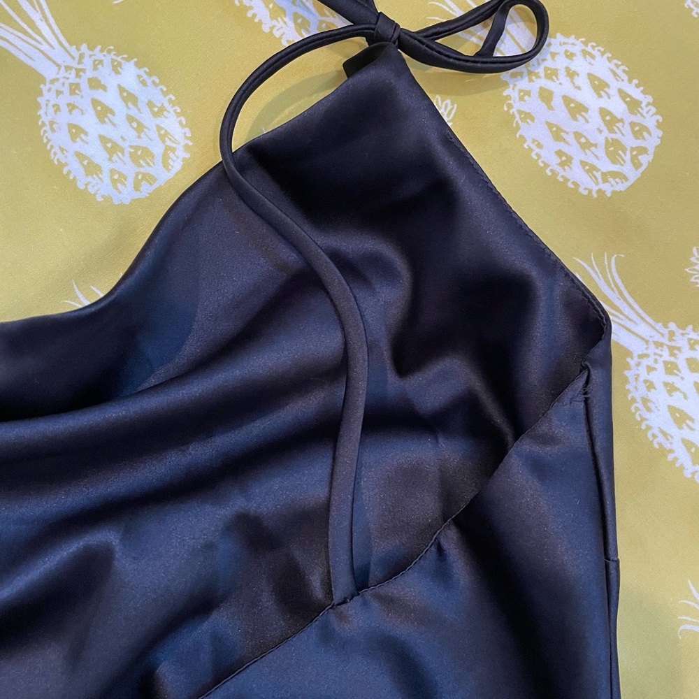 Drawstring Ruched Camisole Prom Dress - Picture 5 of 6